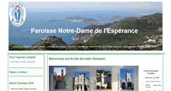 Desktop Screenshot of paroisse-notre-dame-esperance.net