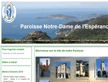 Tablet Screenshot of paroisse-notre-dame-esperance.net